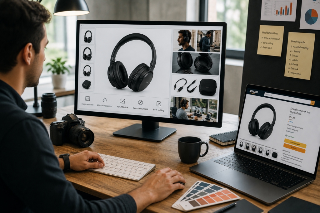Amazon productafbeelding optimalisatie en listing ontwerp