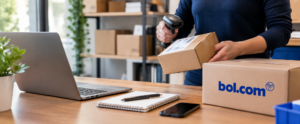 E-commerce Packing Station with Bol.com Boxes